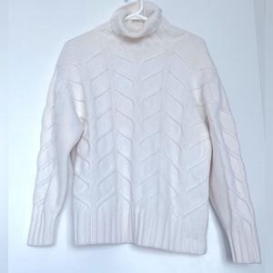 Wilfred Cozy Cable Knit Turtleneck Sweater